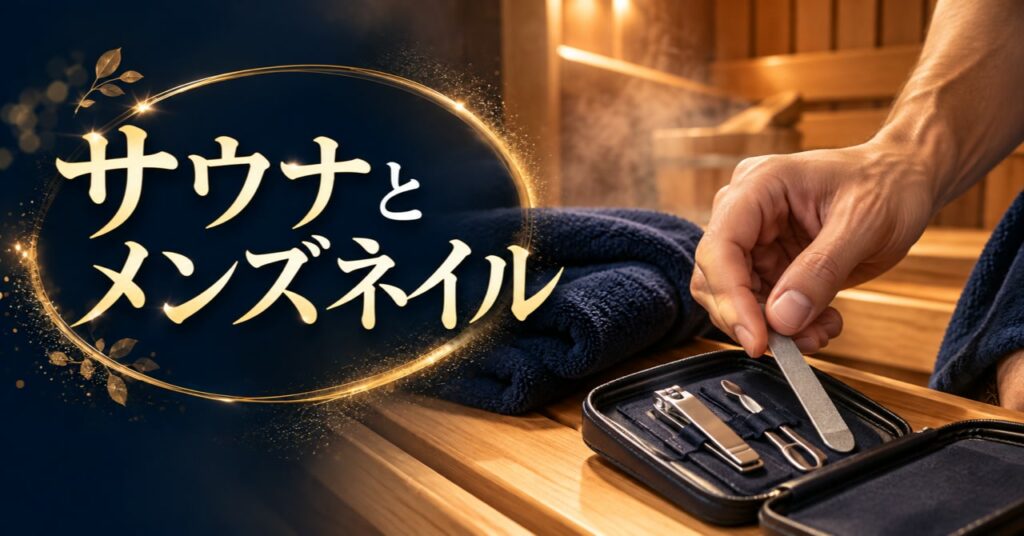 サウナ・水風呂が習慣の男性が知っておきたいメンズネイルの付き合い方