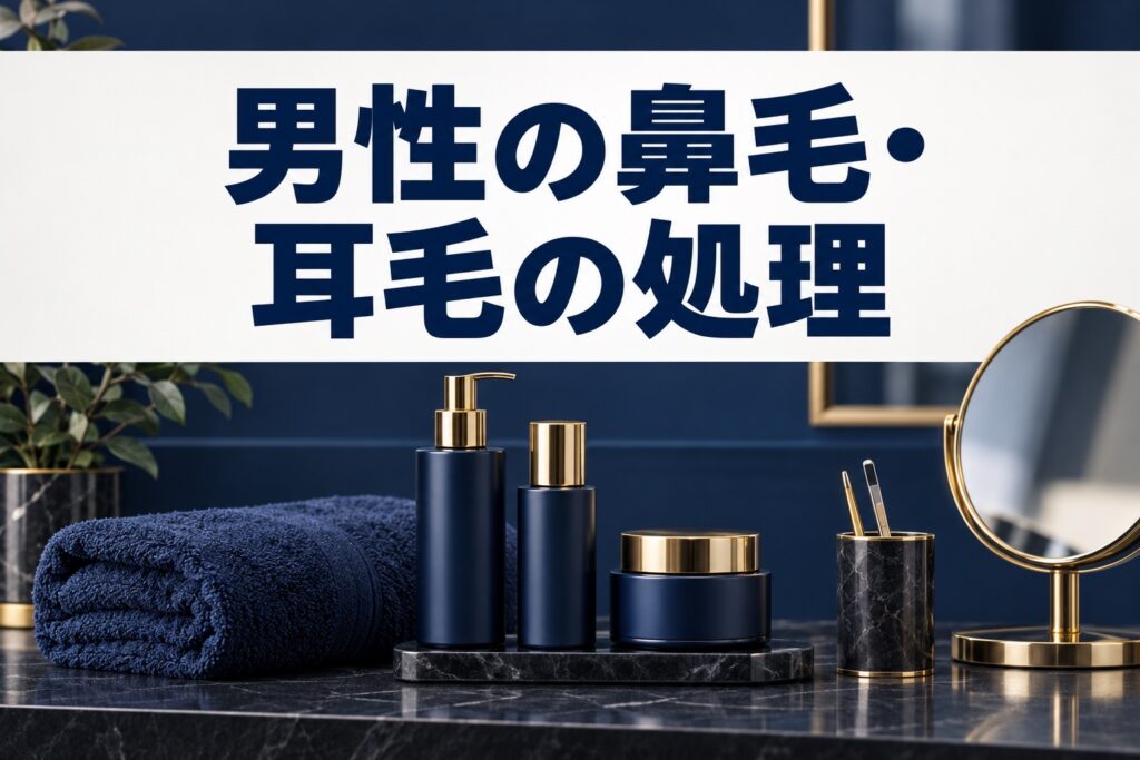 男性の鼻毛・耳毛の処理|清潔感の点検と道具ごとの注意、受診の目安