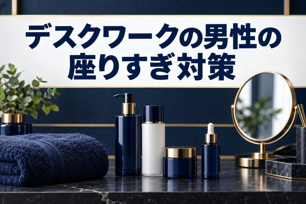 デスクワークの男性の座りすぎ対策|立ち上がる目安と仕事中にできる動き