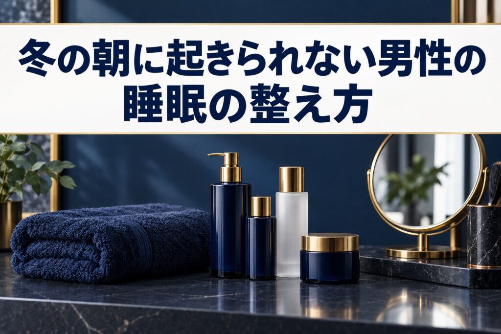 冬の朝に起きられない男性の睡眠の整え方|起床時刻と朝の光・寝る前の過ごし方