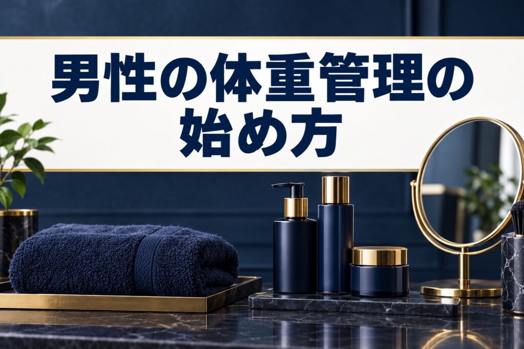 男性の体重管理の始め方|BMIと腹囲の見方・記録のつけ方・3〜4%の目安