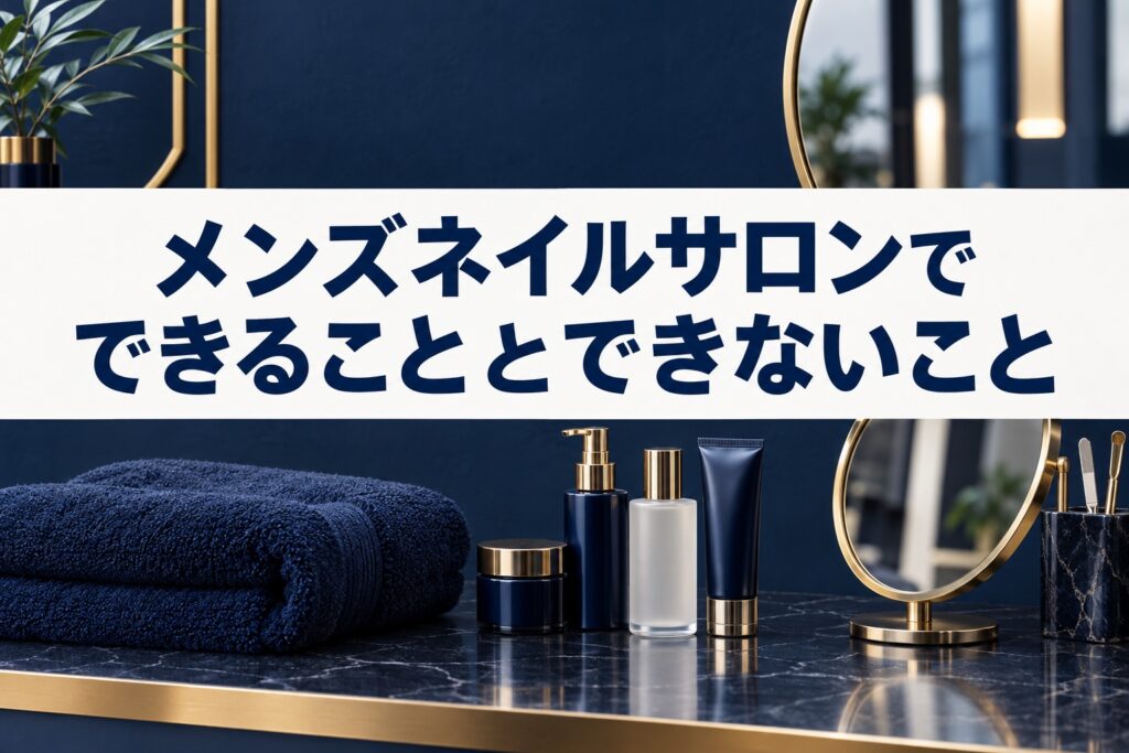 メンズネイルサロンでできることとできないこと